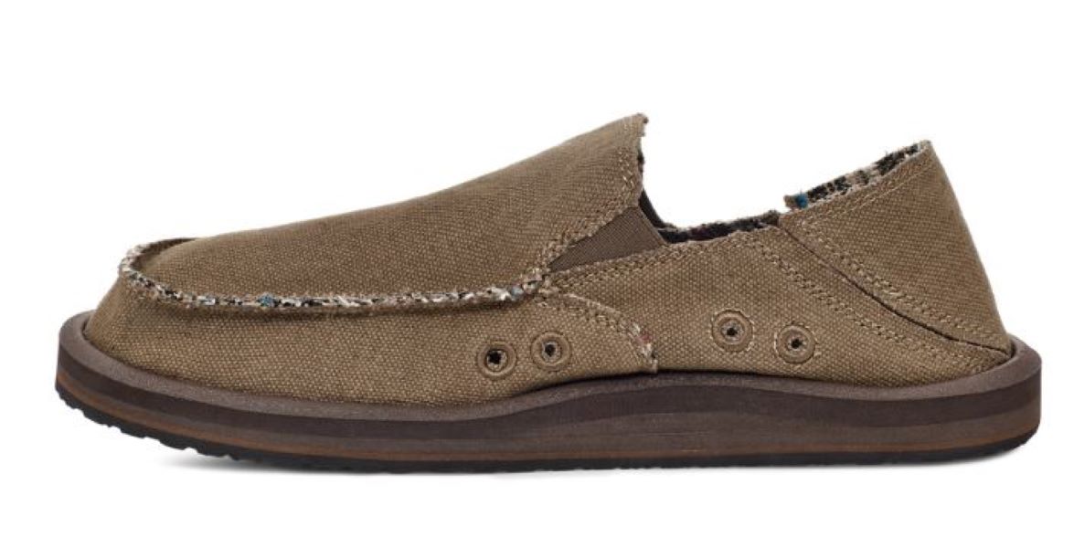 Sanuk Canteen Sidewalk Surfer ST Hemp Men's Slip On Shoes 1117753