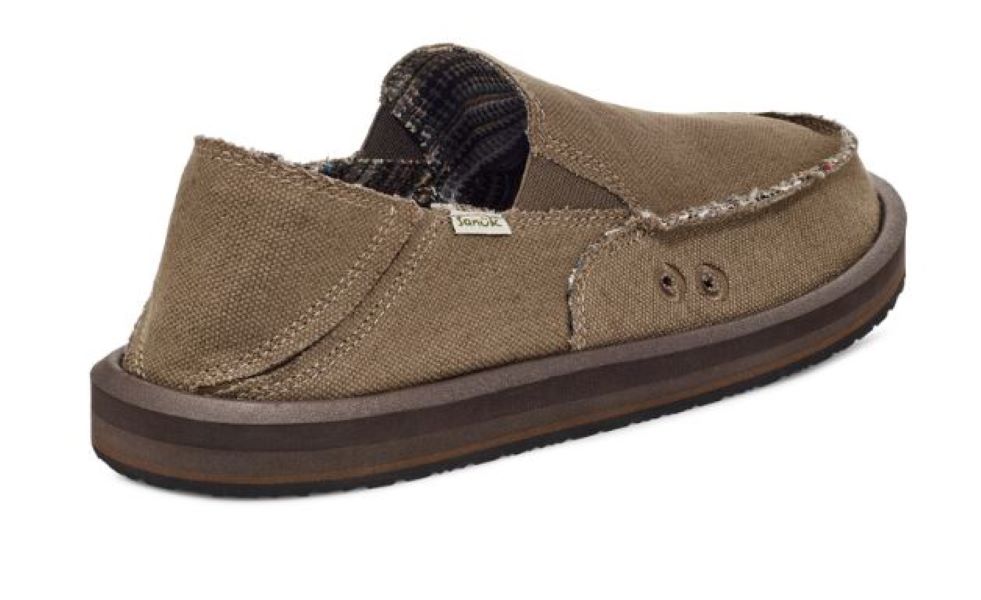 Sanuk Canteen Sidewalk Surfer ST Hemp Men's Slip On Shoes 1117753