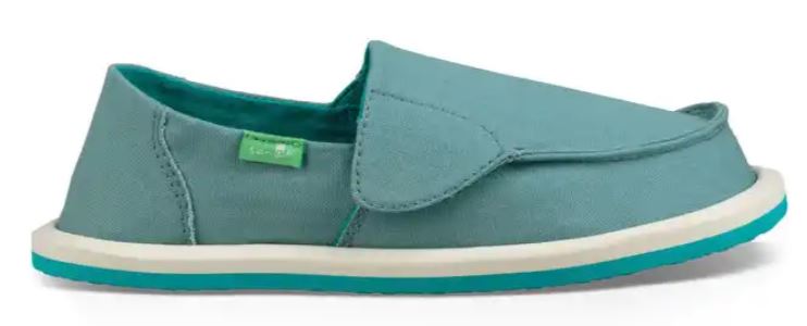 Sanuk Mineral Blue Lil Donna Kids Sidewalk Surfers Shoes 1102496