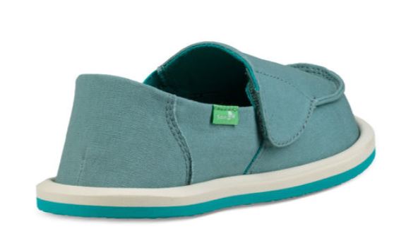 Sanuk Mineral Blue Lil Donna Kids Sidewalk Surfers Shoes 1102496
