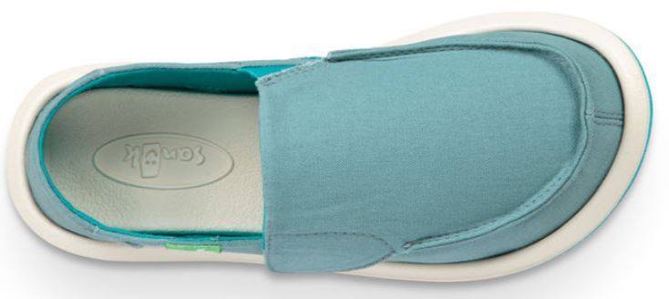 Sanuk Mineral Blue Lil Donna Youth Sidewalk Surfers Shoes 1102497