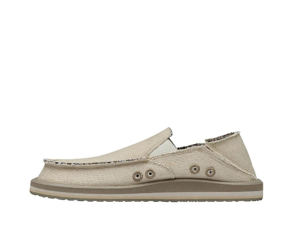 Sanuk Natural Hemp Sidewalk Surfer St Men's Casual Shoes 1117753-NAT