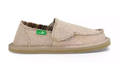 Sanuk Natural Lil Donna Hemp Kids Sidewalk Surfers Shoes 1019008K