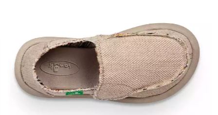 Sanuk Natural Lil Donna Hemp Kids Sidewalk Surfers Shoes 1019008K