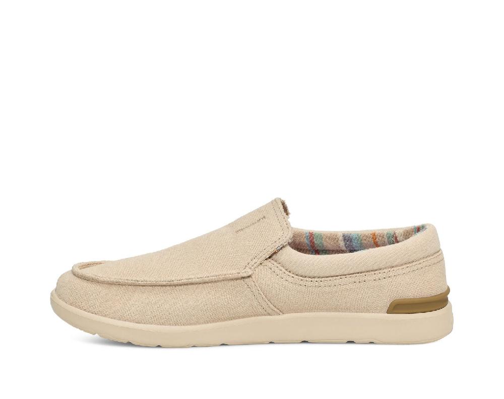 Sanuk Oatmilk Hangout Lite Men's Casual Shoes 1152132-OTM