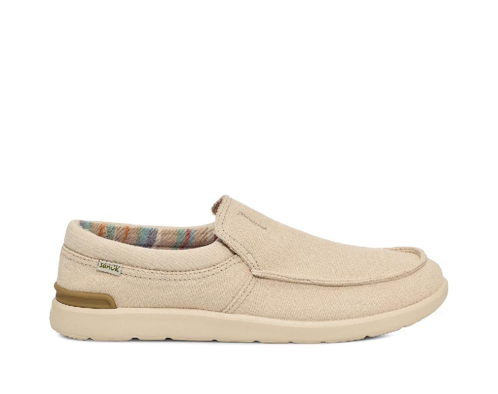Sanuk Oatmilk Hangout Lite Men's Casual Shoes 1152132-OTM