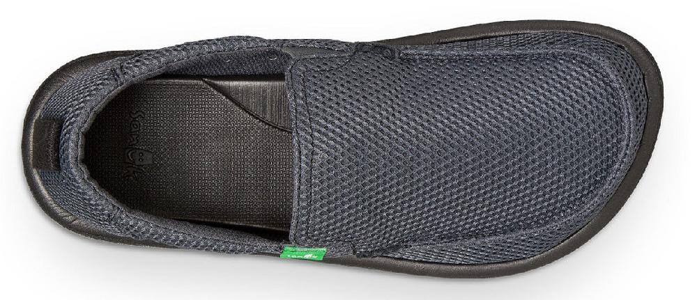 Sanuk Trailgater Mesh Charcoal Mesh Mens Casual 1016064-CMSH