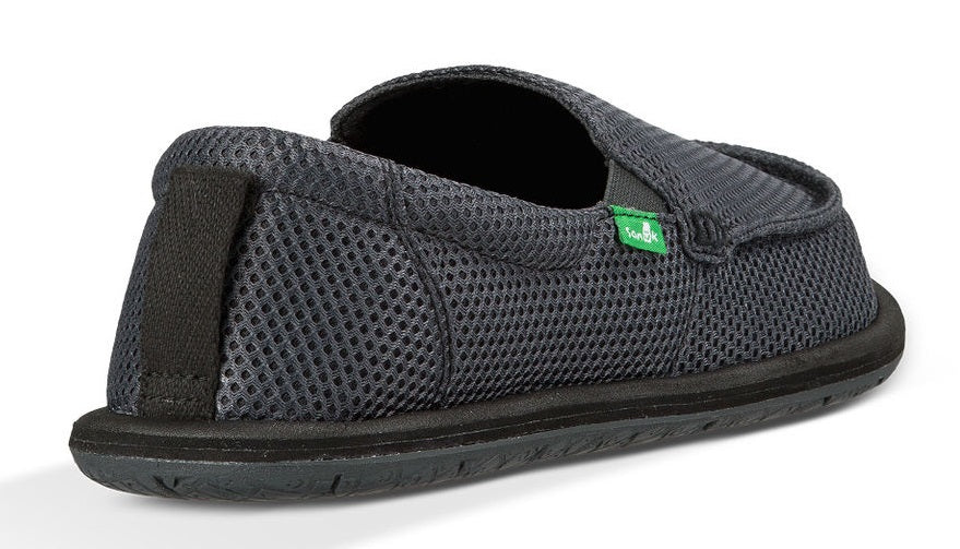 Sanuk Trailgater Mesh Charcoal Mesh Mens Casual 1016064-CMSH