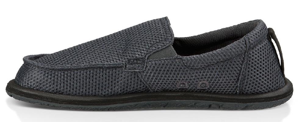 Sanuk Trailgater Mesh Charcoal Mesh Mens Casual 1016064-CMSH