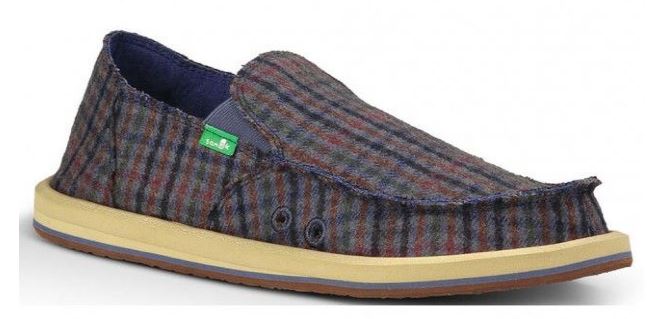 Sanuk Vagabond Madras Canvas Kids Sandals SBF10163-BMLT