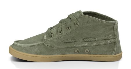 Sanuk Vee K Shawn Olive Womens Comfort Lace Up Chukka Shoes 1013820-OLV