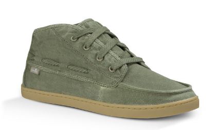 Sanuk Vee K Shawn Olive Womens Comfort Lace Up Chukka Shoes 1013820-OLV