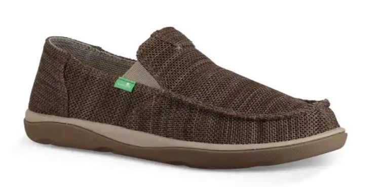 Sanuk Vintage Khaki Vagabond Tripper Mesh Mens Shoes 1091409