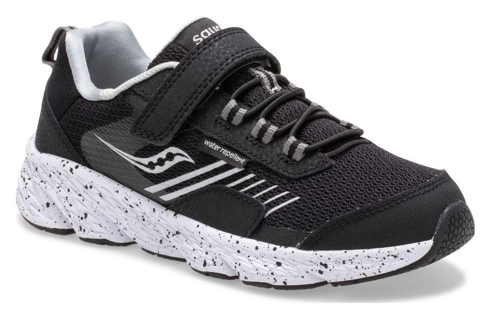 Saucony Black Big Kids Wind Shield A/C Sneakers SK263253