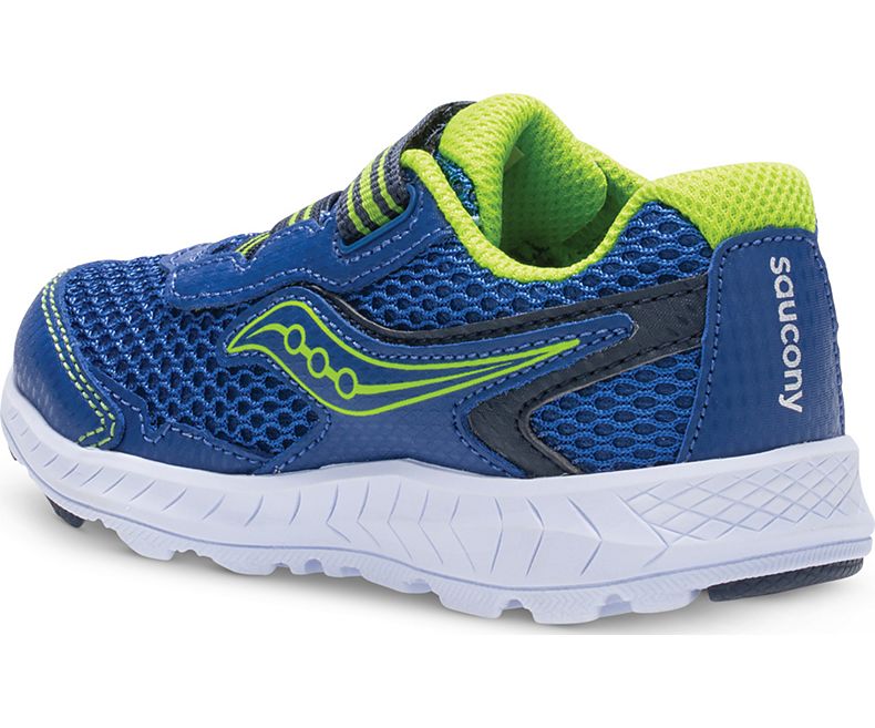 Saucony Blue/Navy Little Kids Ride 10 Junior Sneakers SL259648