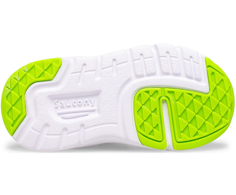 Saucony Blue With Green Little Kid's Jazz Lite 2.0 Sneaker SL265027