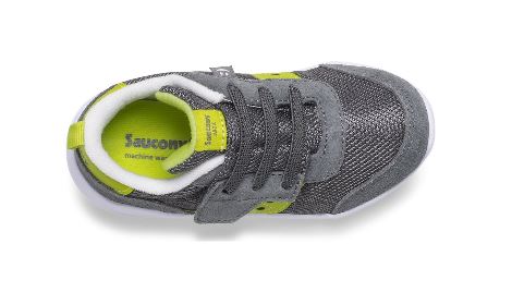 Saucony Grey Little Kids Jazz Riff Sneakers SL264026