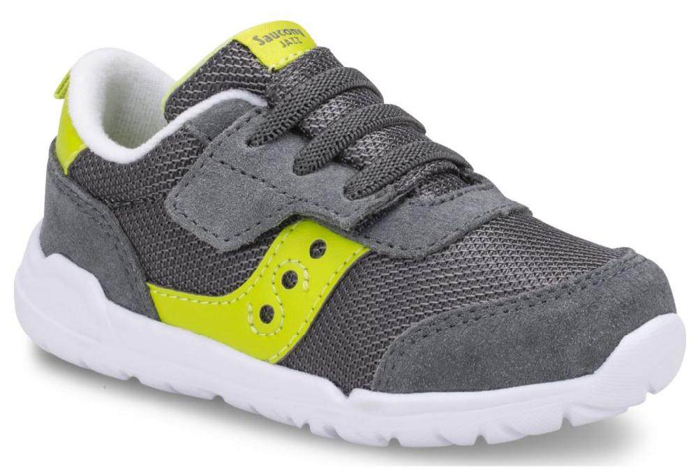 Saucony Grey Little Kids Jazz Riff Sneakers SL264026