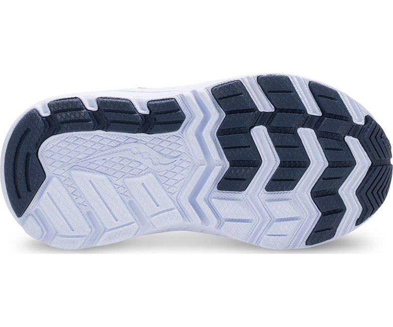 Saucony Pink/Silver Little Kids Ride 10 Junior Sneakers SL159651