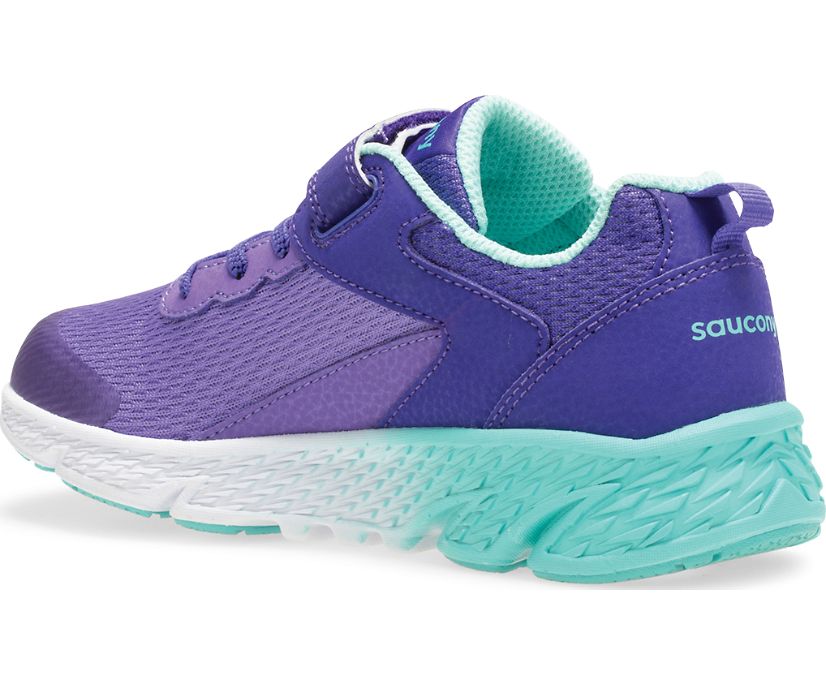 Saucony Purple Big Kid's Wind A/C Sneaker SK161528