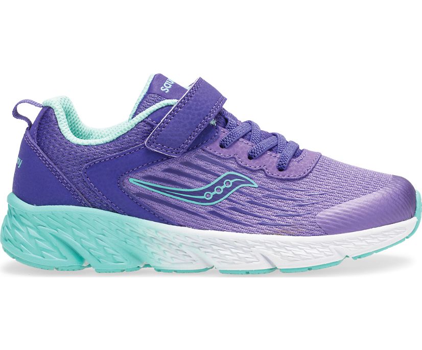 Saucony Purple Big Kid's Wind A/C Sneaker SK161528