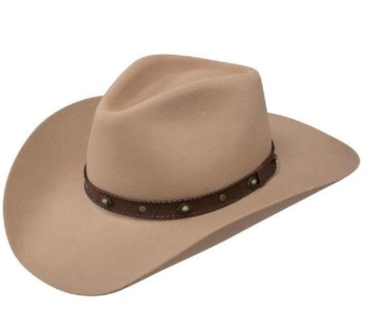 SBSSRD-4134 Tan Sunset Ride Buffalo Felt Western Stetson Hat