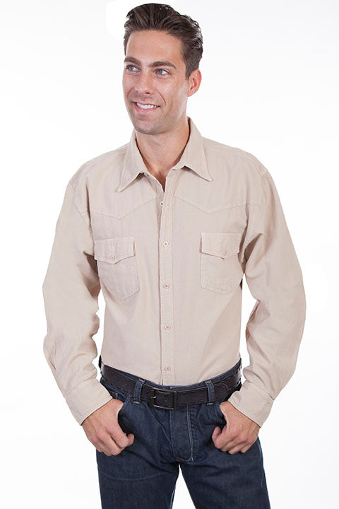 Scully Cayenne Casual Soft Cotton Mens Long Sleeve Shirt CM7 **ONLINE ONLY