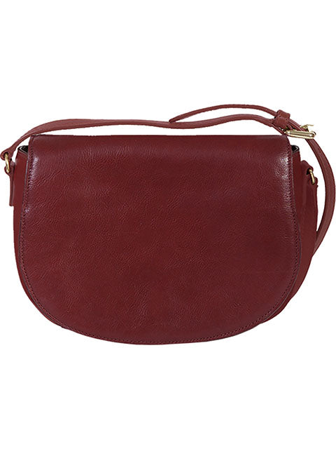 Scully Full Flap Red Handbag with Rear Zip pocket 503-20 ****Online Only