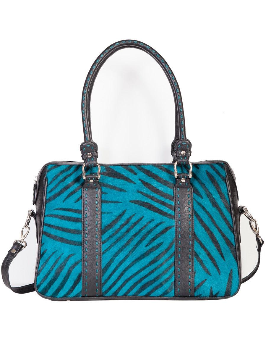 Scully leather and calf print handbag ***Online Only