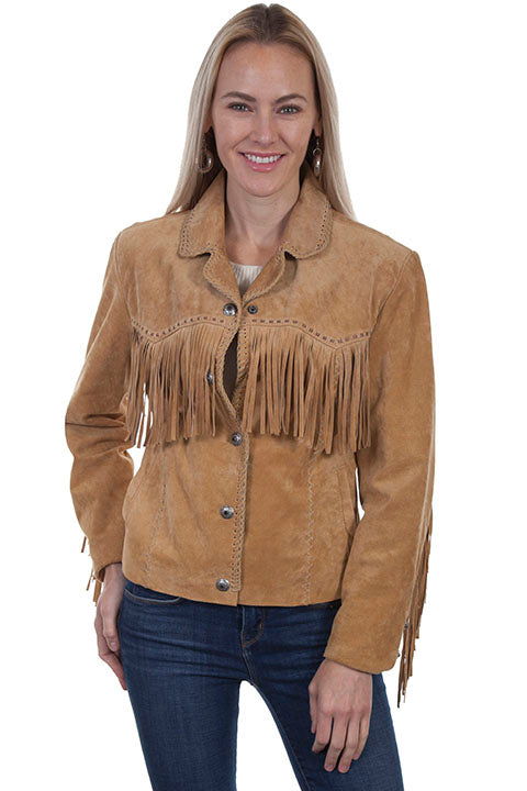 Scully Old Rust Womens Suede Fringe Jacket **ONLINE ONLY** L1016