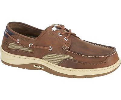 Sebago Clovehitch 11 Tan Leather Mens Boat Shoe B24367
