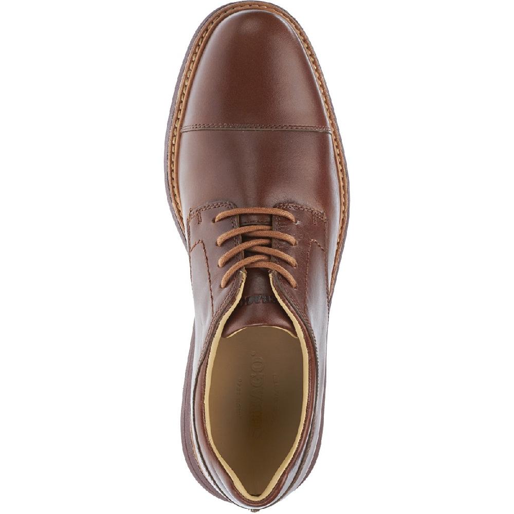Sebago Smyth Cap Toe Ox Brown Leather Mens Comfort B130265