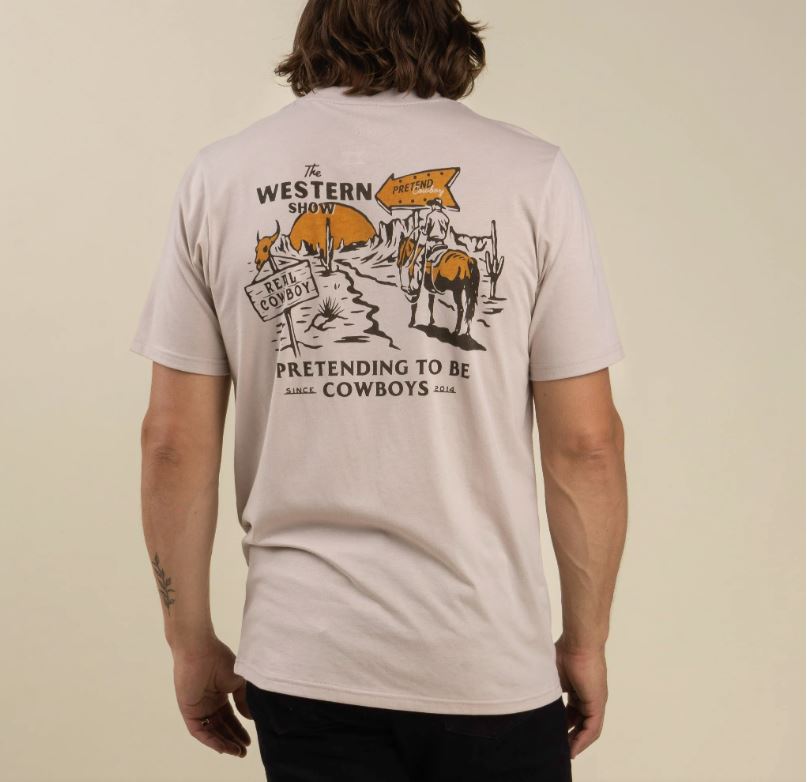 Sendero Sand Western Show T-Shirt SPCS120P12-SAND