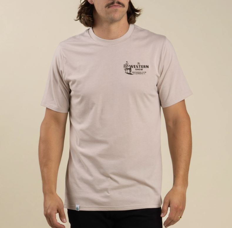 Sendero Sand Western Show T-Shirt SPCS120P12-SAND