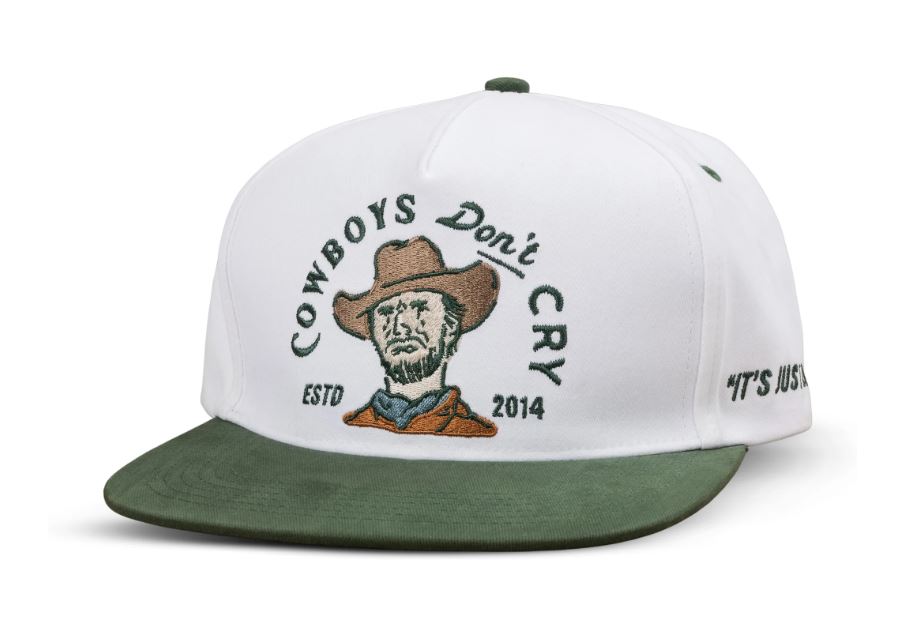 Sendero White/Green Cowboys Don't Cry Hat SPCH123S15A00