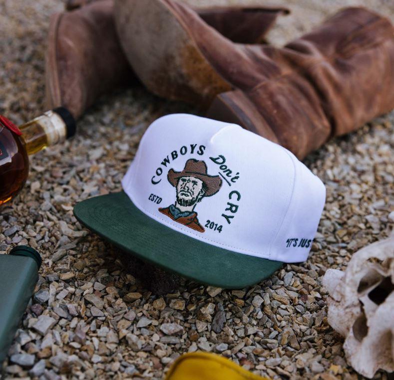 Sendero White/Green Cowboys Don't Cry Hat SPCH123S15A00