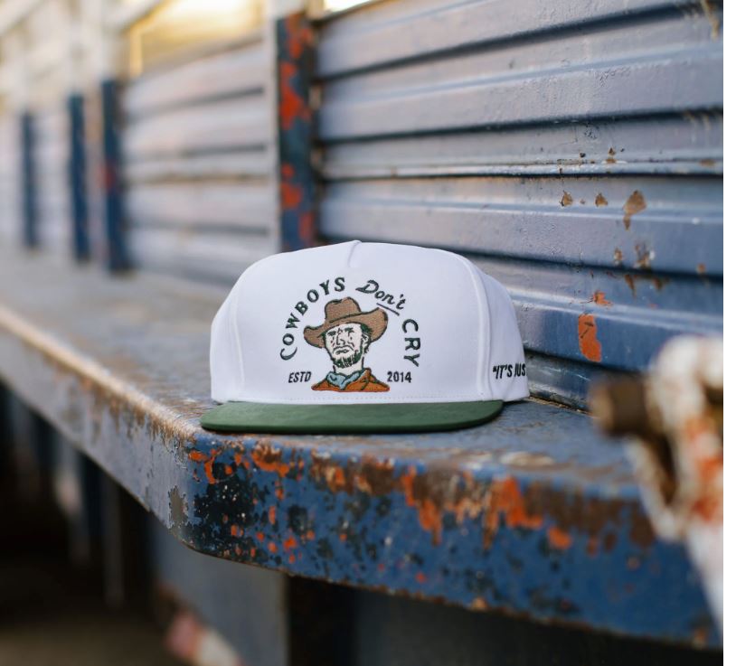 Sendero White/Green Cowboys Don't Cry Hat SPCH123S15A00