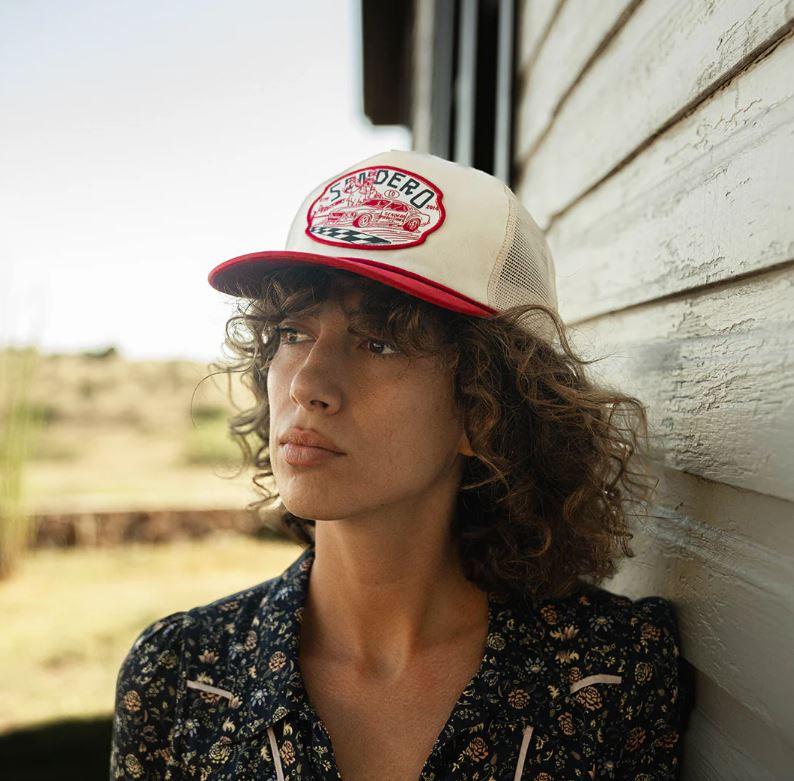 Sendero White/Maroon Giddy Up Hat SPCH125S21AZZ