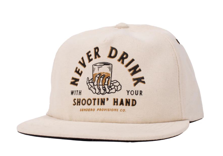 Sendero White Shootin' Hand Hat SPCH120P45AZZ