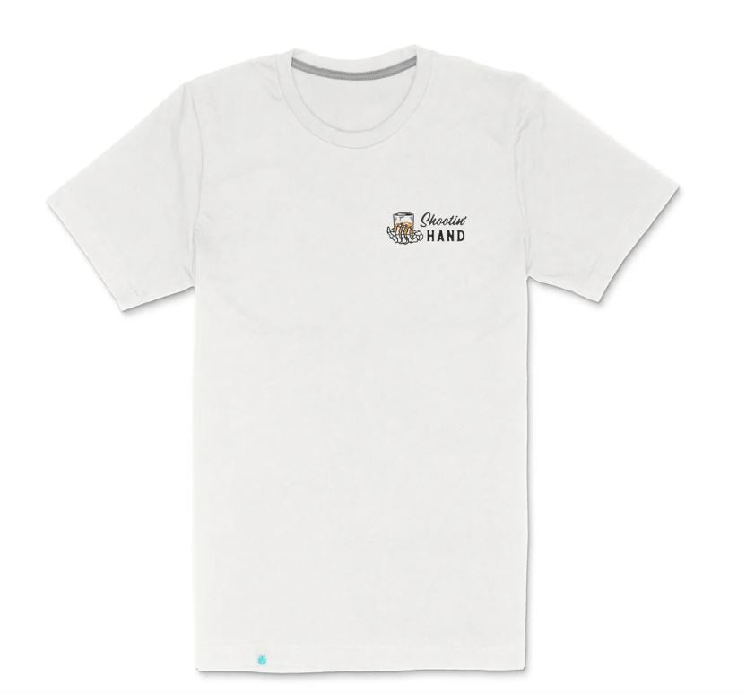 Sendero White Shootin Hand T-Shirt SPCS120P15A