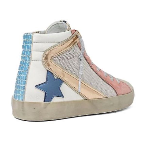 Shushop Mauve/White Roxanne Kids Sneakers 401-531
