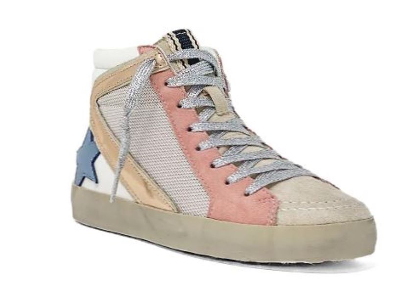 Shushop Mauve/White Roxanne Kids Sneakers 401-531