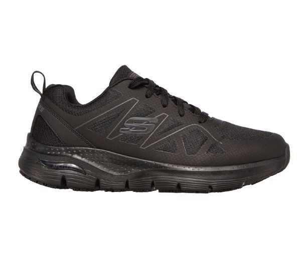 Skechers Black Arch Fit Sr Axtell Mens Work Shoes 200025