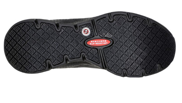 Skechers Black Arch Fit SR Trickel II Ladies Work Sneakers 108053