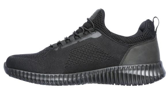 Skechers Black Cessnock SR Work Relaxed Fit Mens Work Sneakers 77188