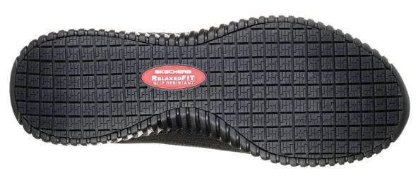 Skechers Black Cessnock SR Work Relaxed Fit Mens Work Sneakers 77188