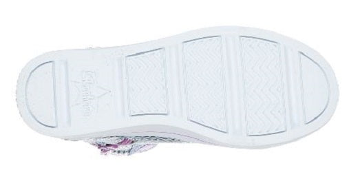 Skechers Light Blue/Silver Girl's Twinkle Toes Twi-Lites-Miss Holla-Glam Shoes 20240N