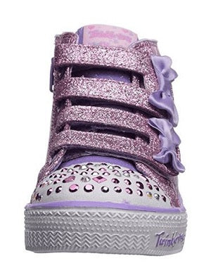 Skechers Pink/Lavander Girls Twinkle Toes: Shuffle Lite-Quilted Beauties Shoes 20271N