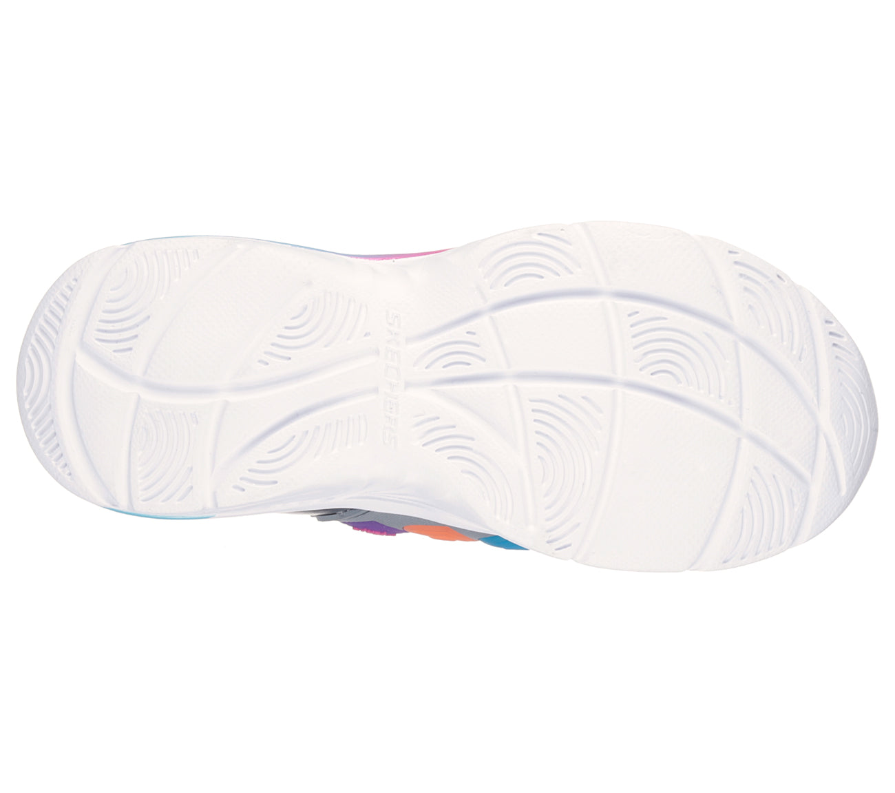 Skechers Swift Kicks Velcro Pink Multi Fabric Kids Athletic 10902-SMLT