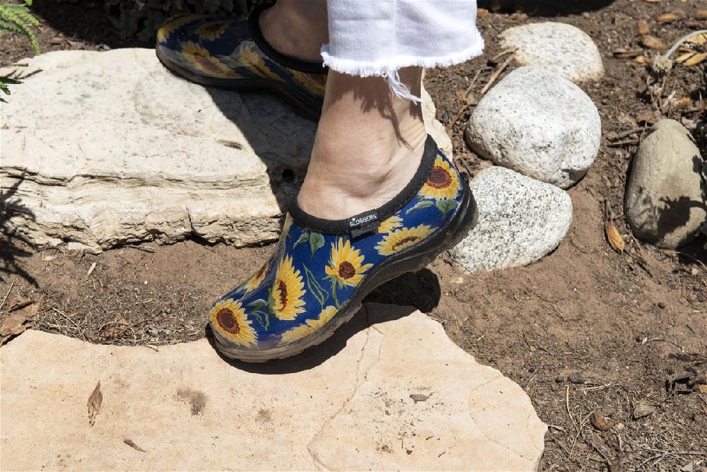 Sloggers Sunflower Blue Women's Waterproof Comfort Shoes 5123SUNBL